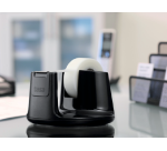 Plakbandhouder tesa Easy Cut® compact + 1 rol plakband invisible 33mx19mm zwart