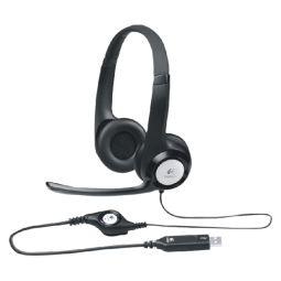 Casque Logitech H390 on-ear anthracite