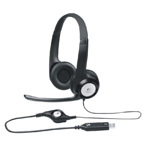 Casque Logitech H390 on-ear anthracite