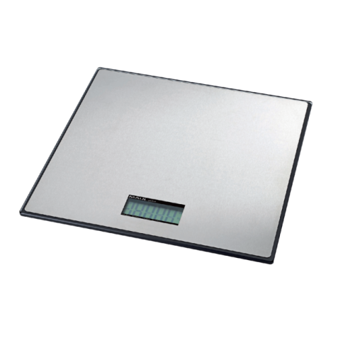 Pakketweger MAUL Global 50kg metalen plateau 32x32cm inclusief batterij zwart