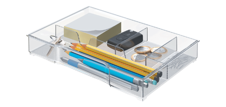 Organiseur pour module à tiroirs Leitz 5215 transparent