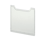 Dekplaat A4 vertikaal - Transparant