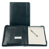 Brepols Palermo Luxury A4 Zipped Conference Folder + Black Notepad