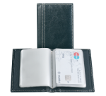 Etui pour cartes de crédit Palermo pour 40 cartes noir