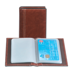 Creditkaart etui Palermo 40stuks bruin