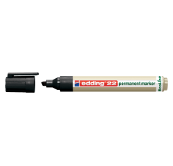Marqueur edding 22 EcoLine biseau 1-5mm noir