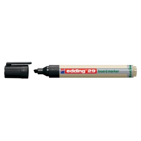 Marqueur tableau blanc edding 29 EcoLine biseauté 1-5mm noir