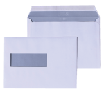 Enveloppe Hermes EA5 156x220mm fenêtre gauche 4x11 autocollant 50 pièces