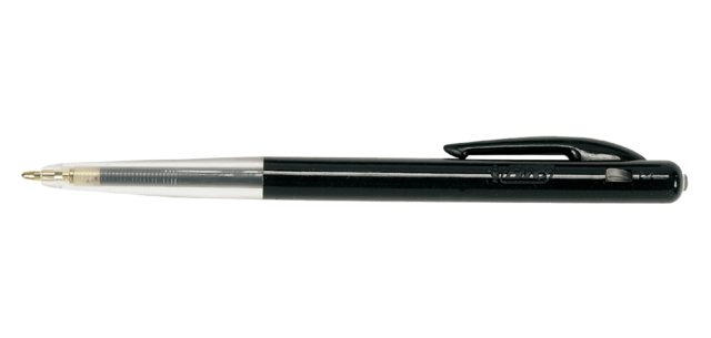 Balpen Bic M10 medium zwart met EAN