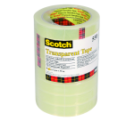 Scotch 550 Adhesive Tape 66mx19mm Transparent 8 Rolls