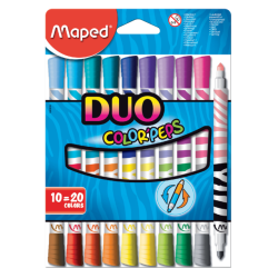 Feutres Maped Color'peps Duo Colors set 10 pièces assorti