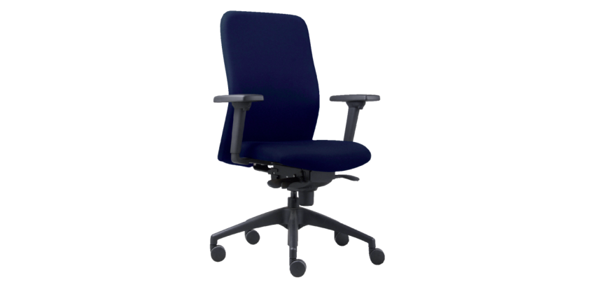 Chaise de bureau Euroseats Vigo bleu