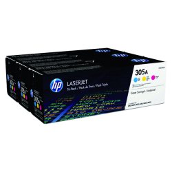 Cartouche toner HP CF370AM 305A 3 couleurs