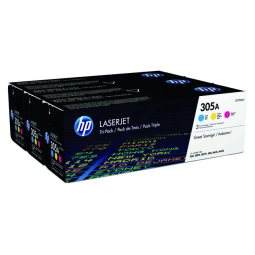 Tonercartridge HP CF370AM 305A 3 kleuren