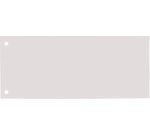 Scheidingsstrook Qbasic 225x120mm 50 stuks wit