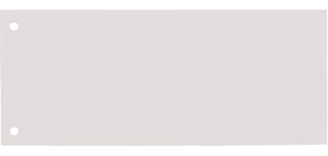 Scheidingsstrook Qbasic 225x120mm 50 stuks wit