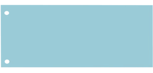 Oxford narrow separation strip 240x105mm 190g blue