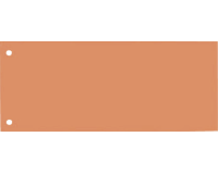 Scheidingsstrook Oxford smal 240x105mm 190gr oranje 100 stuks