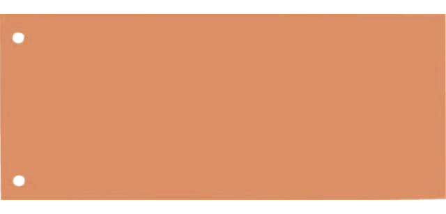 Oxford Small Separation Strip 240x105mm 190g orange 100 sheets