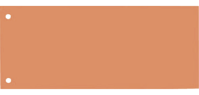 Scheidingsstrook Oxford smal 240x105mm 190gr oranje 100 stuks
