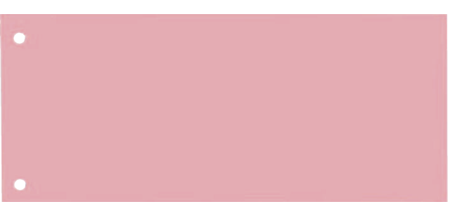 Oxford Small Separator Strip 240x105mm 190g Pink 100 pieces