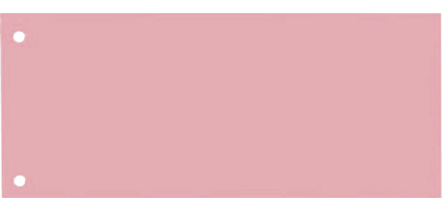 Bande de séparation Oxford Small 240x105mm 190g rose 100 pièces