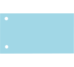 Scheidingsstrook Elba breed 225x120mm 190gr blauw 100 stuks