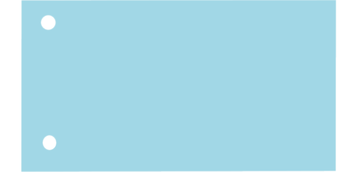 Elba Separation Strip Wide 225x120mm 190g Blue 100 Pieces