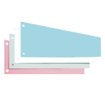 Trapezoidal Oxford separation strips 240x105/55mm 190g blue 100 pieces
