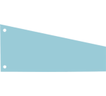 Trapezoidal Oxford separation strips 240x105/55mm 190g blue 100 pieces