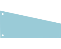 Bande de séparation Oxford trapézoïdales 240x105/55mm 190g bleu 100 pièces