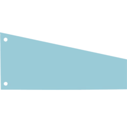 Bande de séparation Oxford trapézoïdales 240x105/55mm 190g bleu 100 pièces
