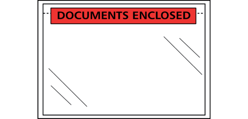 Enveloppe note d’expédition CleverPack autocollant imprimé 230x155mm 100 pièces