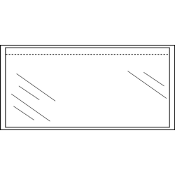 Paklijstenvelop CleverPack zelfklevend onbedrukt 230x110mm pak à 100 stuks