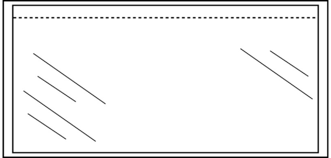 Enveloppe note d’expédition CleverPack autocollant uni 230x110mm 100 piècess