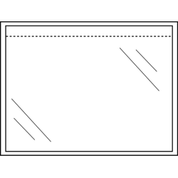 Enveloppe note d’envoi CleverPack AC uni 165x112mm 100 pièces