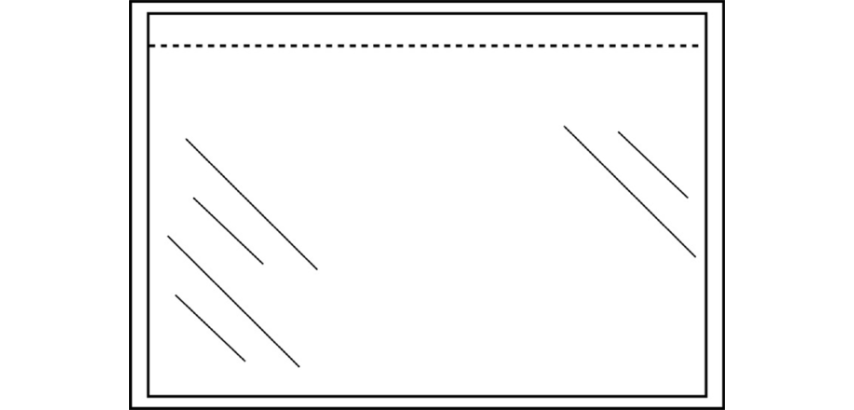 CleverPack plain adhesive shipping note envelope 230x155mm 100 pieces