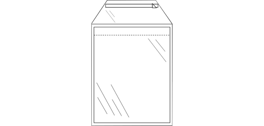 Envelop CleverPack akte A4 220x300mm zelfklevend transparant 50 stuks