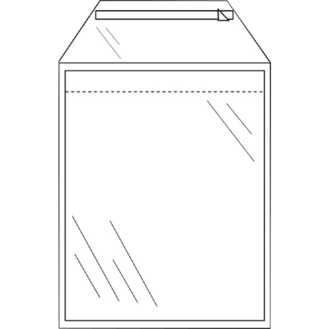 Enveloppe CleverPack B4 245x350mm AC transparent 50 pièces