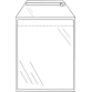 Enveloppe CleverPack B4 245x350mm AC transparent 50 pièces