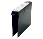 Lever arch file Elba Rado 75mm black marbled cardboard