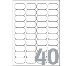 Etiket Avery J8654-25 45.7x25.4mm wit 1000 stuks