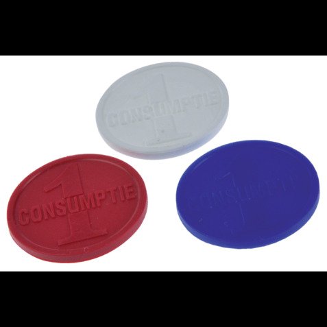 Jetons écologiques événements 1000 Jetons Bleus Biodégradables - 29 Mm Jetons écologiques événements 1000 Jetons Bleus Biodégradables - 29 Mm