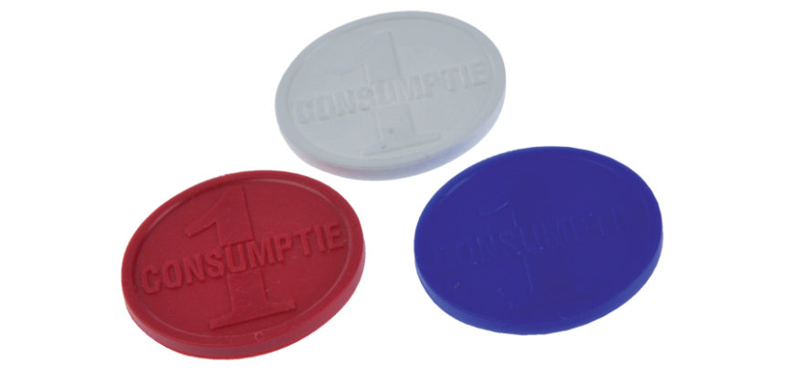 Consumption token CombiCraft 750 pieces blue