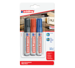 Viltstift edding 500 schuin assorti 2-7mm blister à 3 stuks