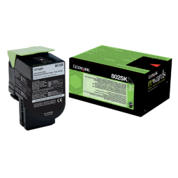 Lexmark 802SK - Schwarz - original - Tonerpatrone - LCCP, LRP