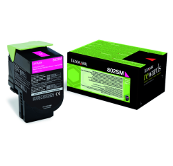 Cartouche toner Lexmark 80C2SM0 Prebate rouge