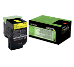 Tonercartridge Lexmark 80C2SY0 prebate geel