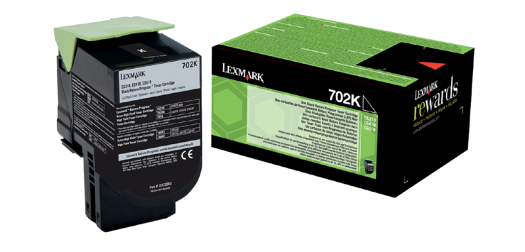 Lexmark 702K R tonercartridge 1 stuk(s) Origineel Zwart