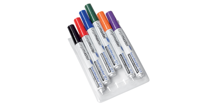 Whiteboard Marker Legamaster TZ1 Bullet Tip 1.5-3mm Assorted 6 Pieces